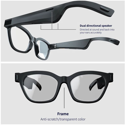 TR90 프레임 헤드셋은 현명한 블루투스 선글라스 자동차 스포츠 음악 블루투스 안경을 분극화시켰습니다