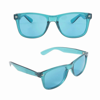 UV400 보호 푸른 렌즈 선글라스 분위기는 요법 선글라스를 완화시킵니다